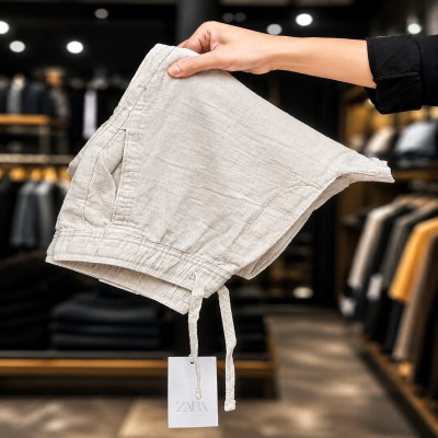 Most Demandable cotton trouser for Men (Biscuit)