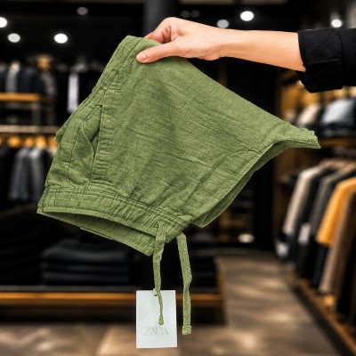 Most Demandable cotton trouser for Men (Olive)