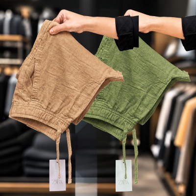 2 Pcs combo Most Demandable cotton trouser for Men (Brown & Olive)