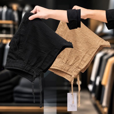 2 Pcs combo Most Demandable cotton trouser for Men (Black & Brown)